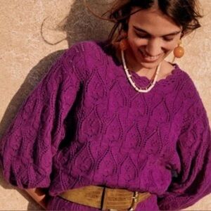 Sezane Sailor Jumper in violet